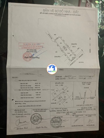 NHÀ CHÍNH CHỦ CẦN BÁN TẠI ĐƯỜNG THẠNH LỘC 15 PHƯỜNG THẠNH LỘC. HẺM XE HƠI